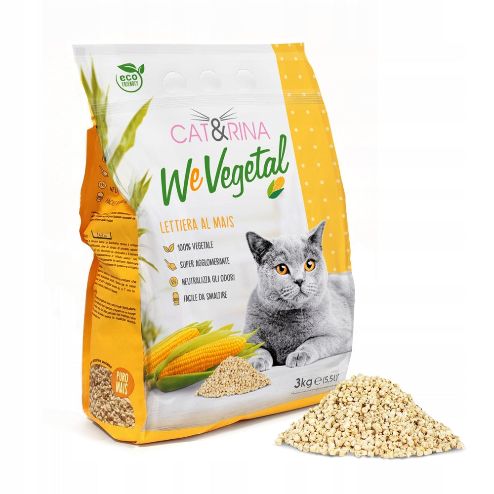 Corn cat litter 5,5 liters 3kg