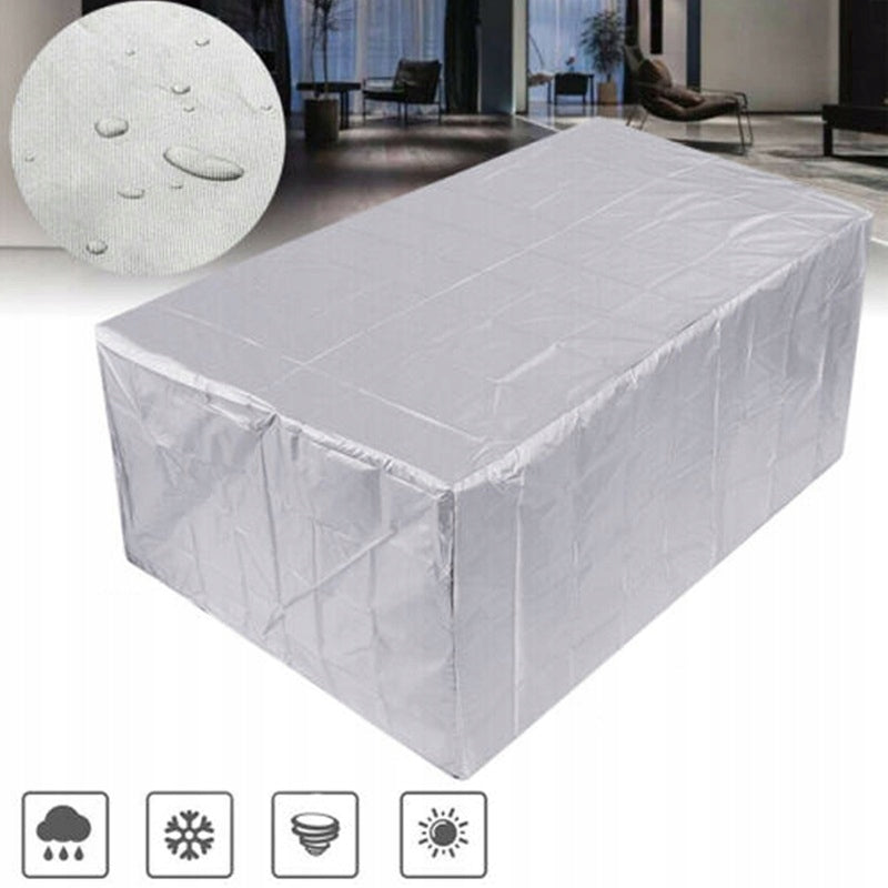 Corner Cover, Sofa Waterproof Grey Garden Furniture Chair 300x190cm Length 300 cm