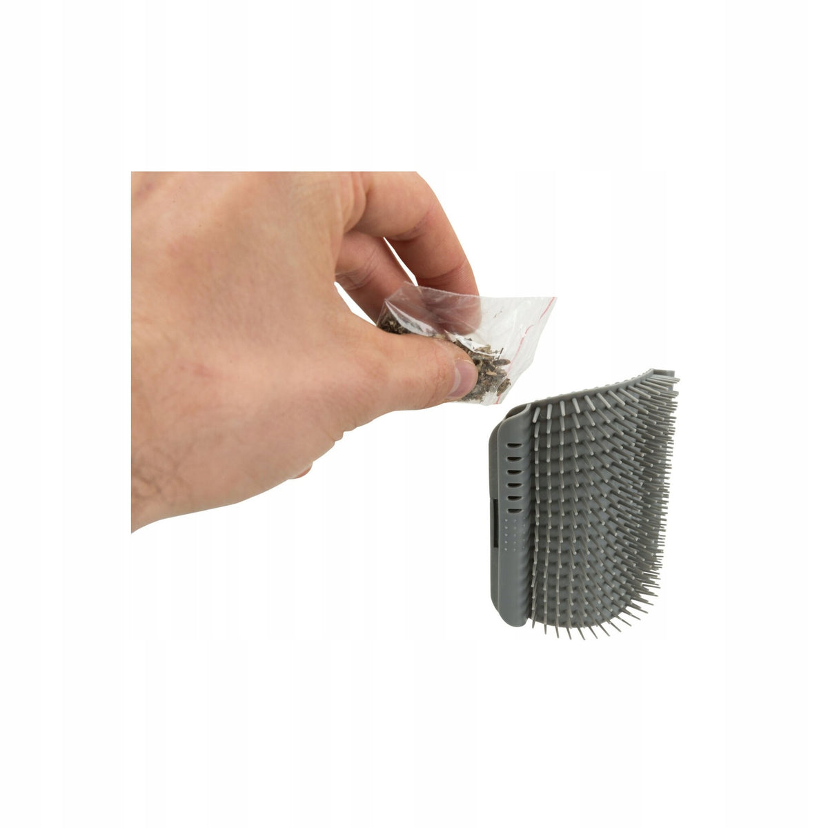 Corner brush Trixie for cats, 8 x 13cm, grey Manufacturer code 23131