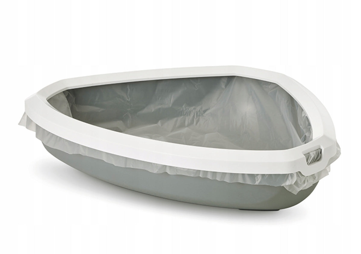 Corner litter box with frame FOR CAT CATS SAVIC grey Manufacturer code 5411388201715