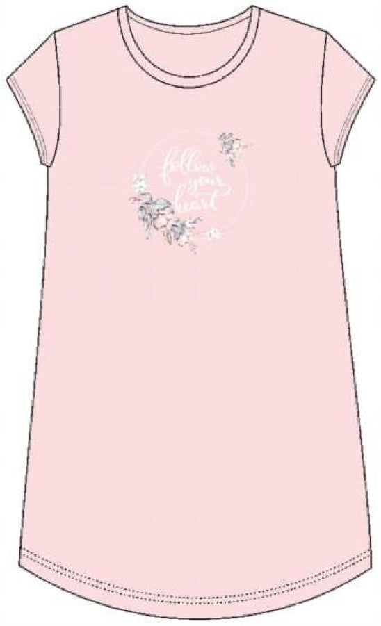 Nachthemden für Damen Cornette Follow, rosa 