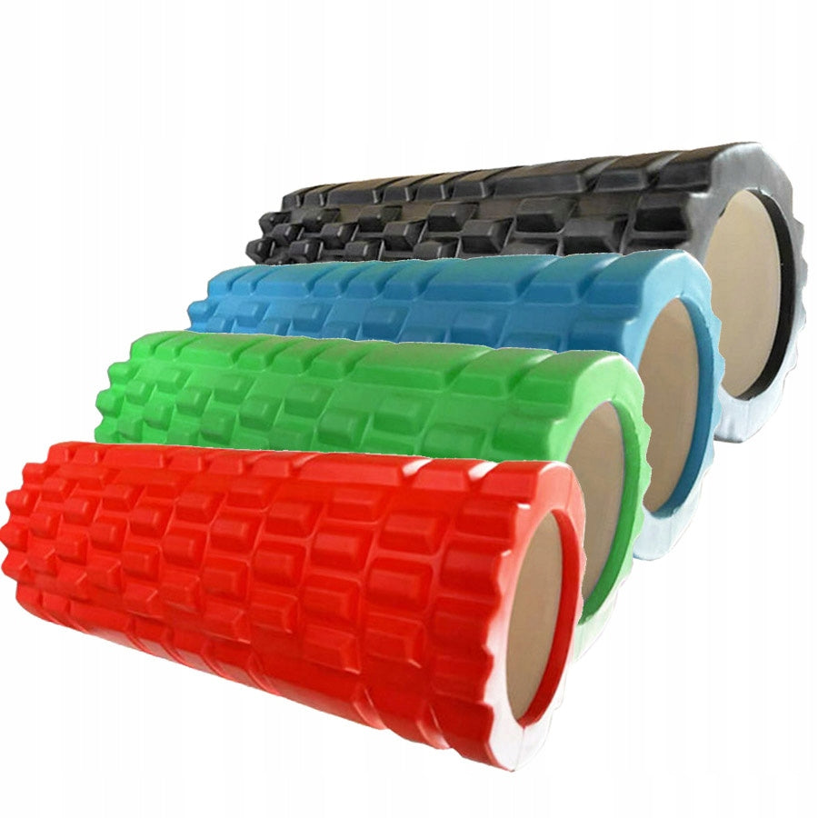 Corrugated massage roller PVC 33x14cm S825815 - BLUE, 33X14