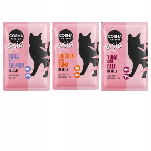 Cosma Asia MIX OF FLAVORS 6x 100g from Germany Packaging status original