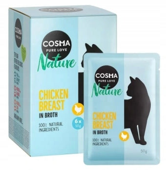 Cosma Nature 6x50g Chicken breast in broth
