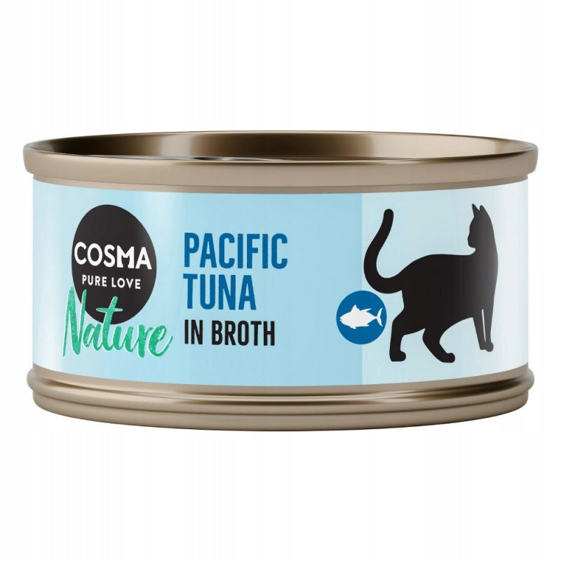 Cosma wet cat food Pacific Tuna 6x70g. from Germany. Manufacturer code 914