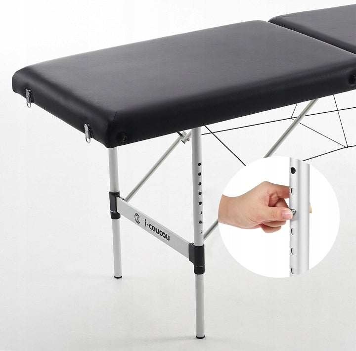 Cosmetic Bed Eyelash Styling Table Folding Aluminum Tattoo Lounger Frame material aluminum
