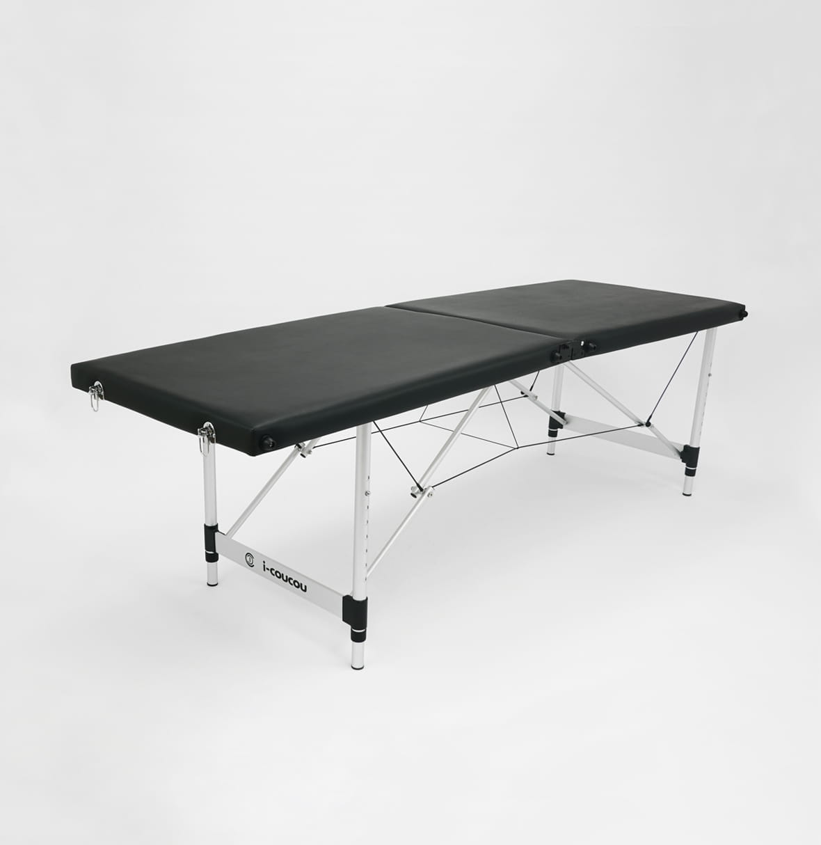 Cosmetic Eyelash Bed Folding Portable Mobile Aluminum Massage Table Packaging status original