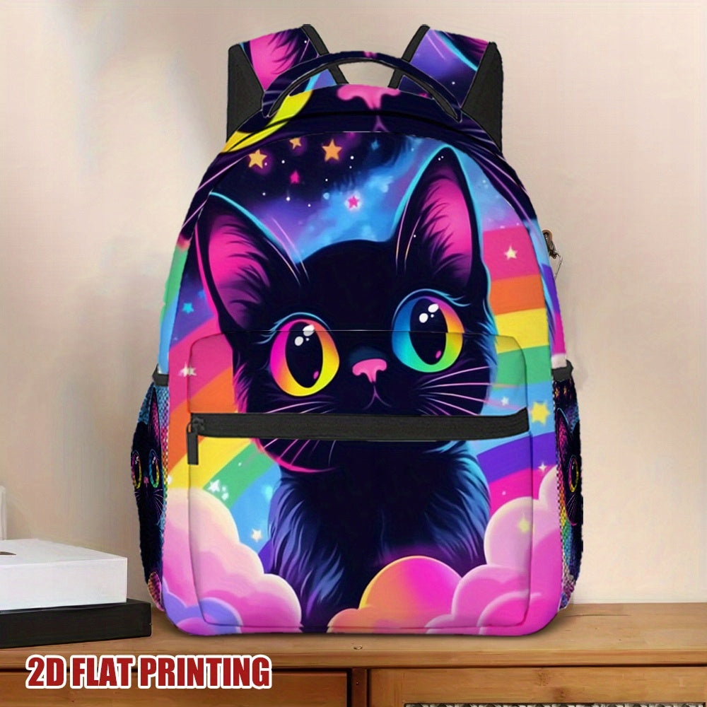 Cosmic Kitten Backpack - Cool, Trendy Style for Students & Young Professionals