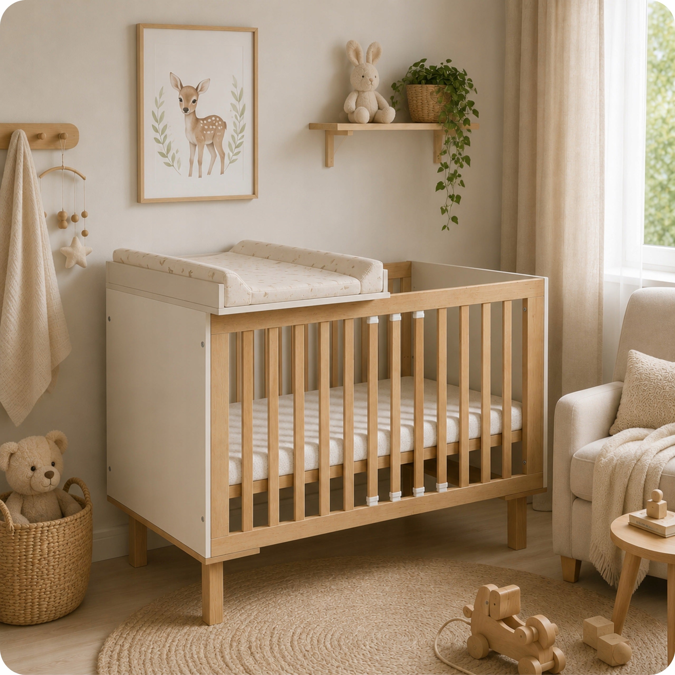 Cot cover 120x60 Changing table for Cot Champagne Littlesky H. Klup Manufacturer code 01912