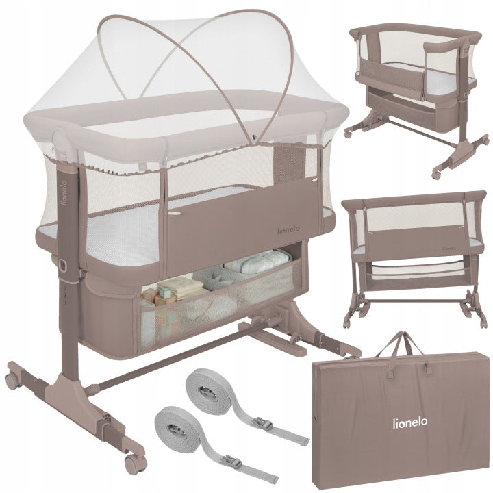 Cot freestanding cradle 3in1 set of accessories Lionelo Jodie