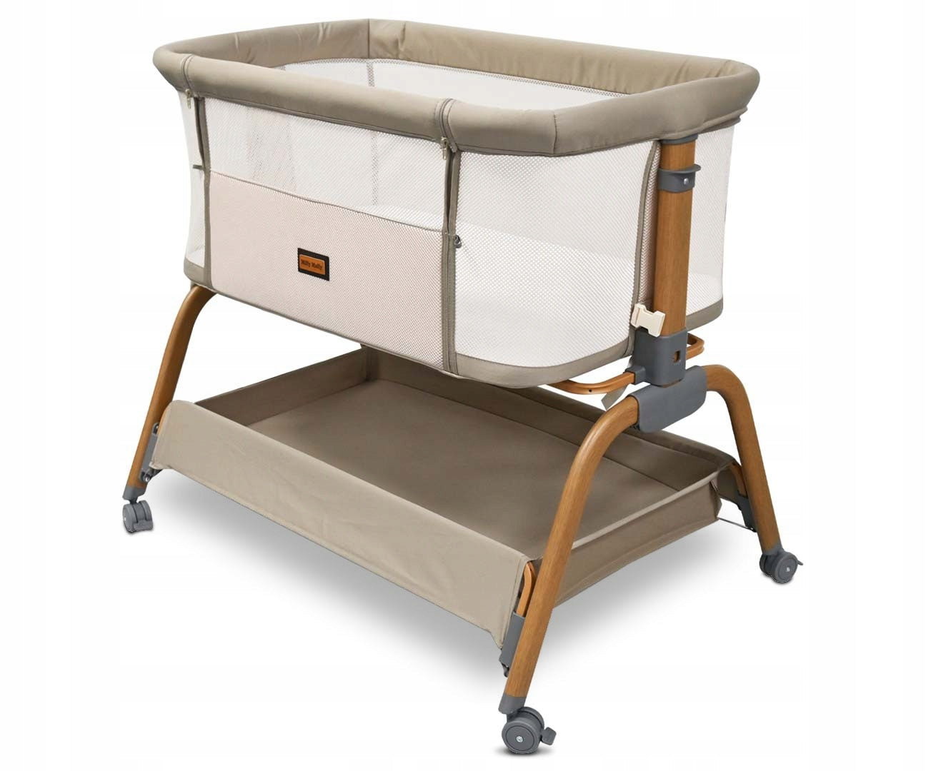 Cot freestanding tourist cradle Nino Milly Mally Beige Manufacturer code 5907090701228
