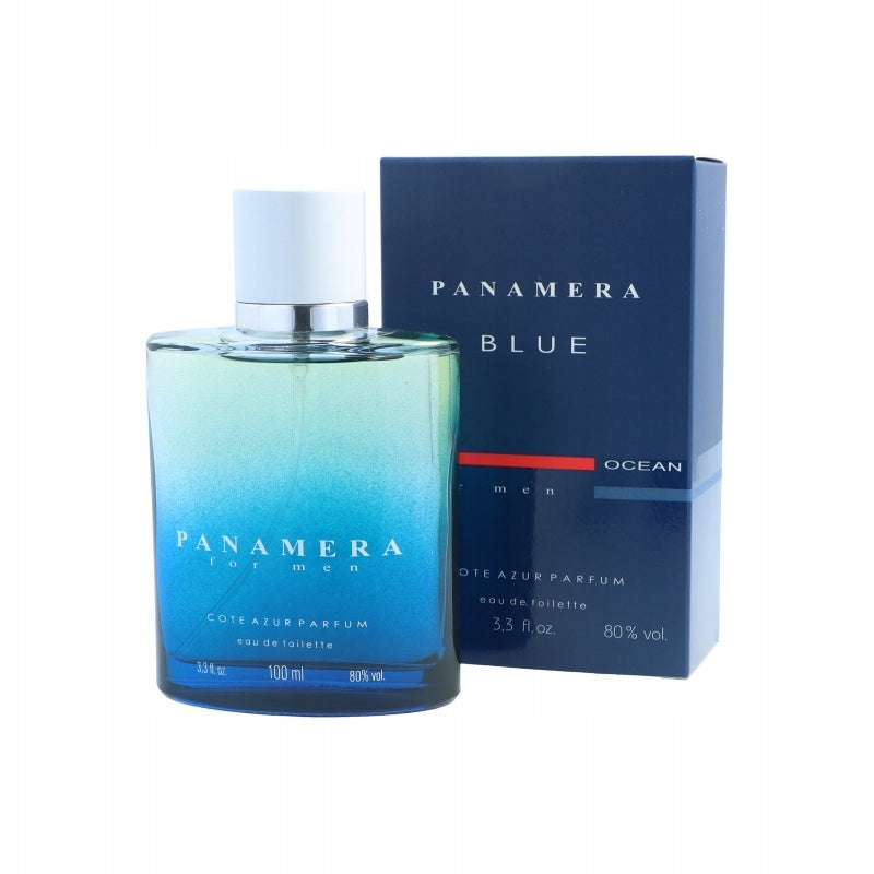 Cote d'Azur Panamera BLUE OCEAN 2x100ml eau de toilette MEN SET Packaging status original
