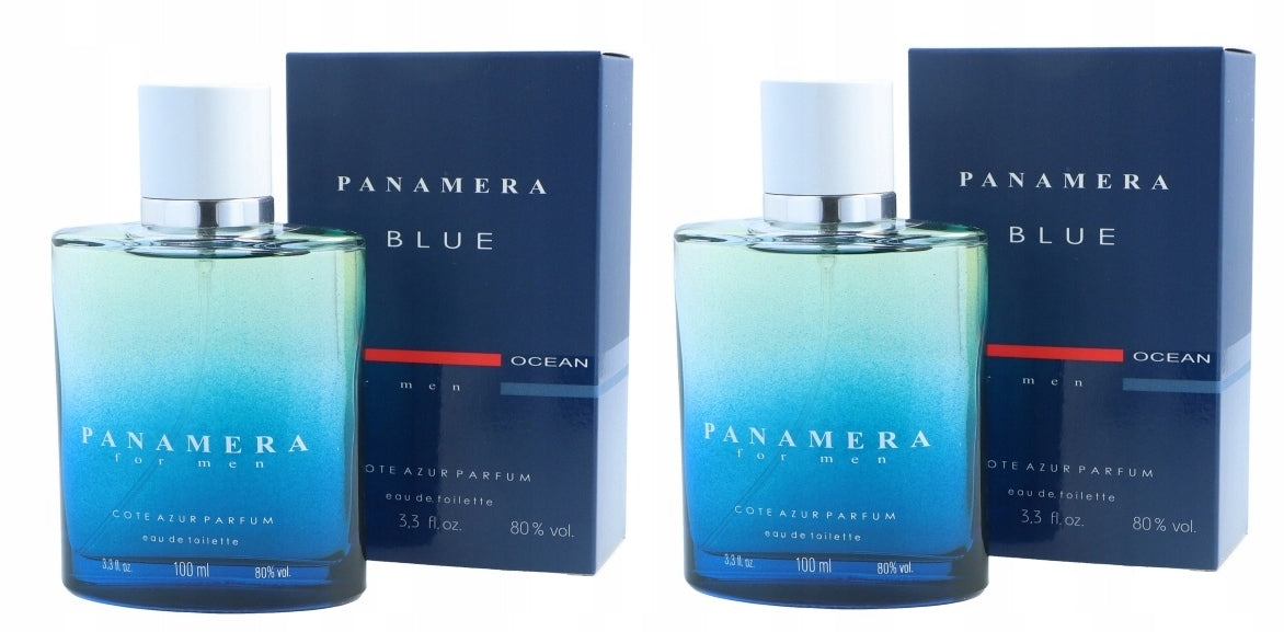 Cote d'Azur Panamera BLUE OCEAN 2x100ml eau de toilette MEN SET