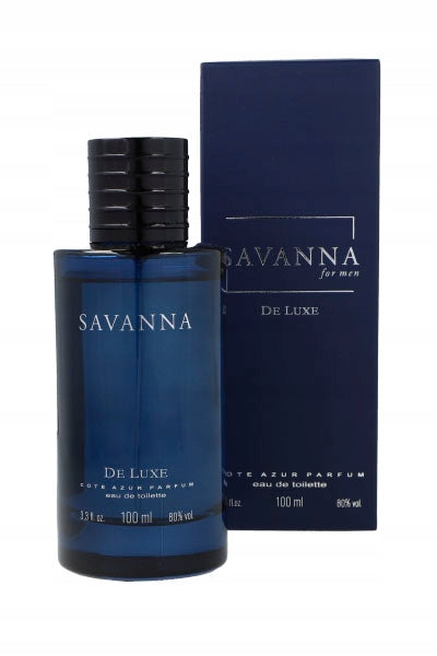 Cote d'Azur Savanna De Luxe For Men 2 x 100ml Eau de Toilette Packaging status original