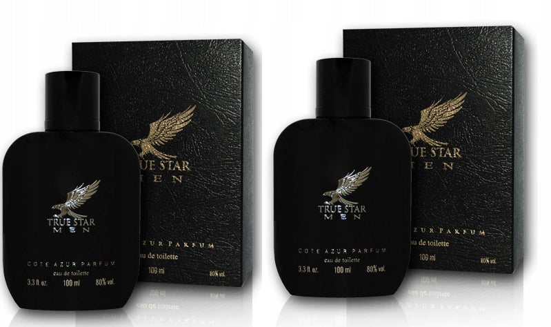Cote d'Azur True Star 2 x 100ml Eau de Toilette for Men