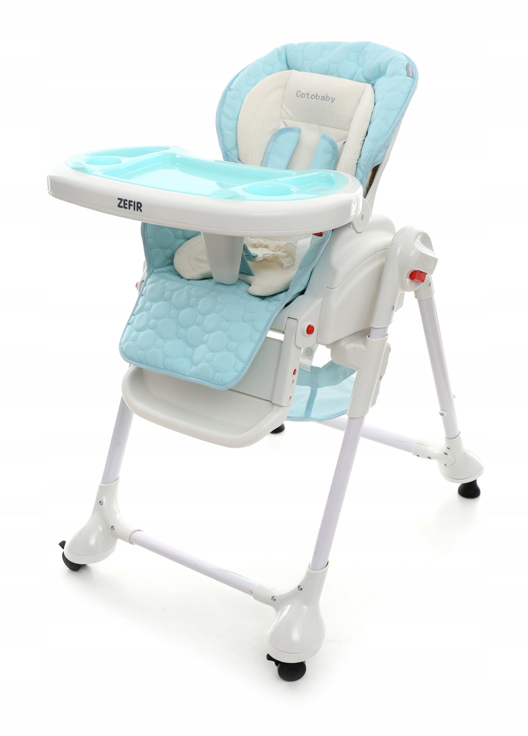 Coto Baby Highchair With Rocking Function Zefir Blue