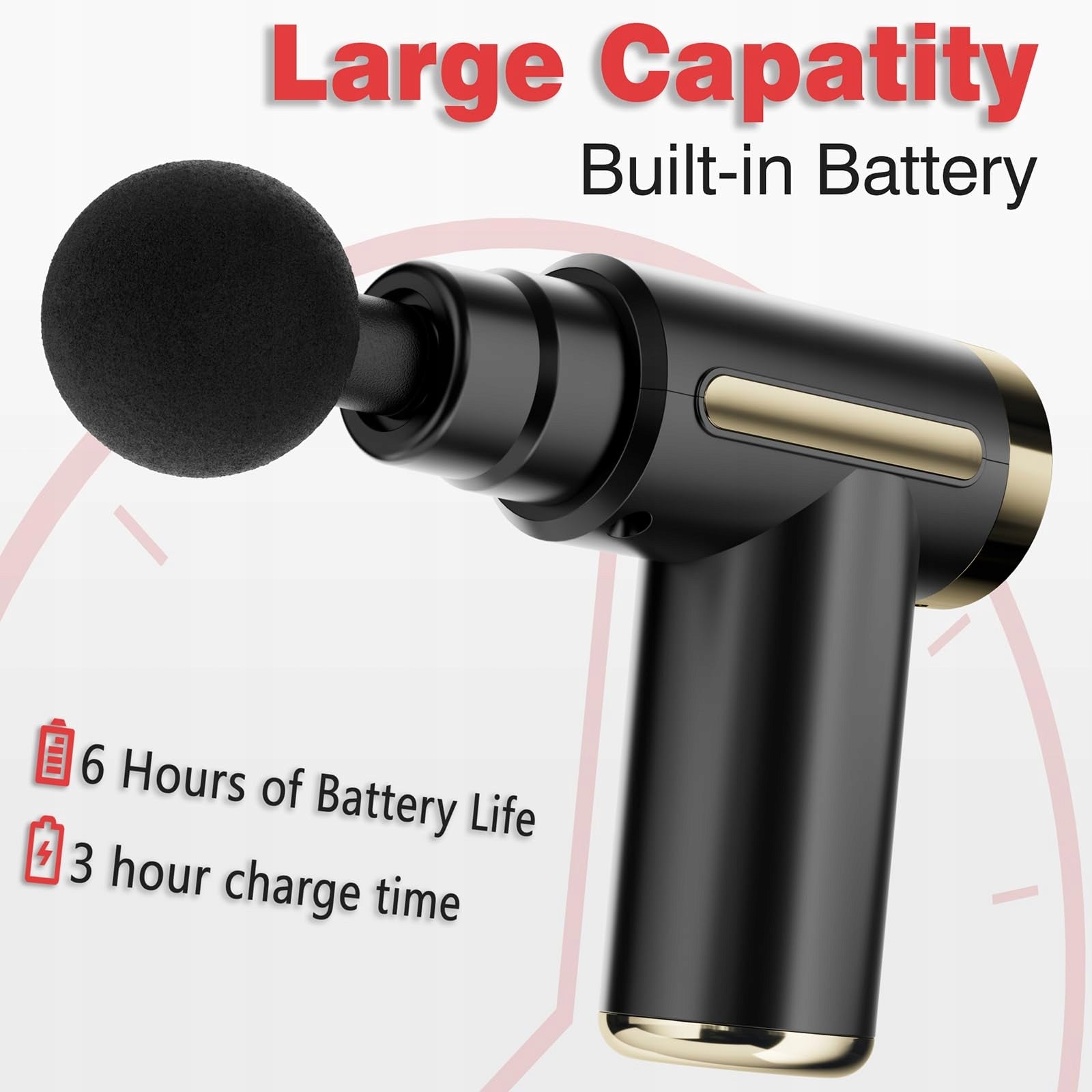 Cotsoco Deep Back Tissue Massage Gun REPLACEABLE TIPS RELAXATION Brand Cotsoco