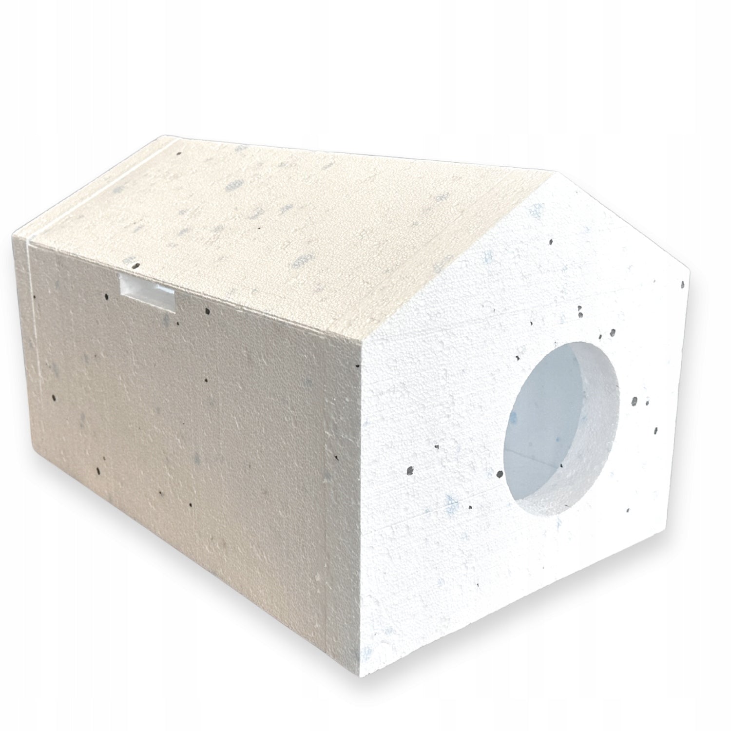Cottage cat booth made of polystyrene WARM box 59x39x35 cm with sloping roof Packaging status original