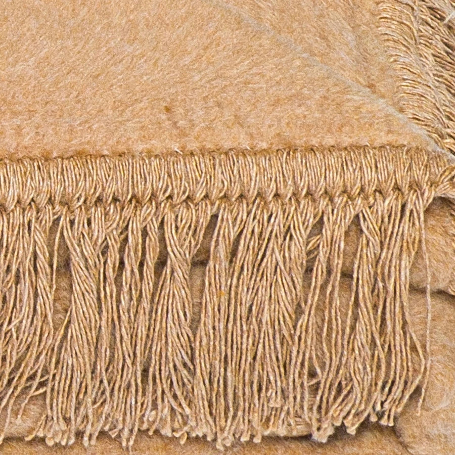Cotton-Acrylic Blanket Thick Chair Bedspread Pled 70x150 Dark Beige Packaging status original
