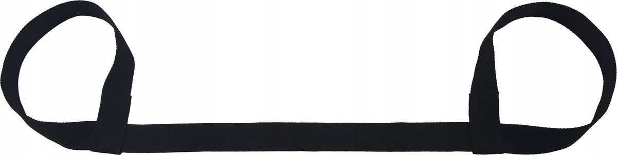 Cotton Carrying Strap for Carrying Exercise Mat – Black