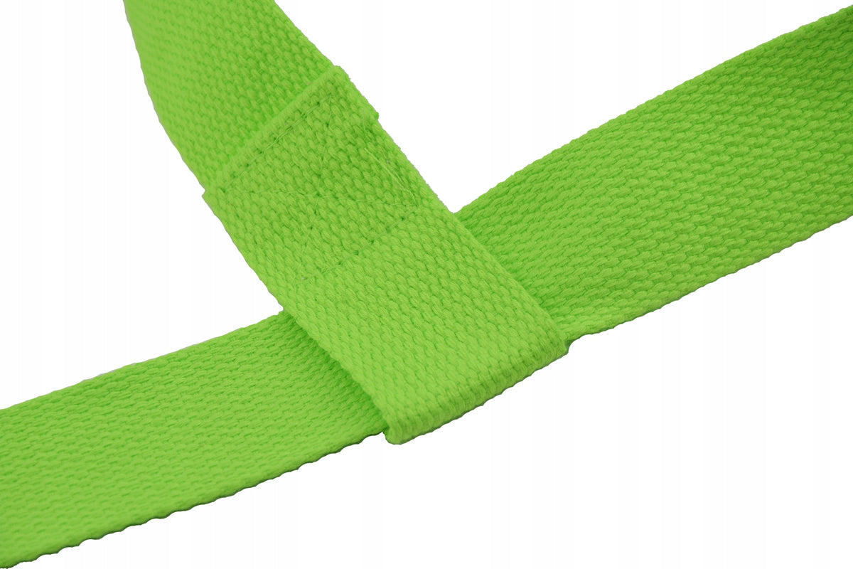 Cotton Carrying Strap for Wearing Exercise Mat – Lime Manufacturer code P100