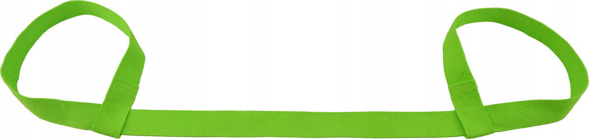 Cotton Carrying Strap for Wearing Exercise Mat – Lime