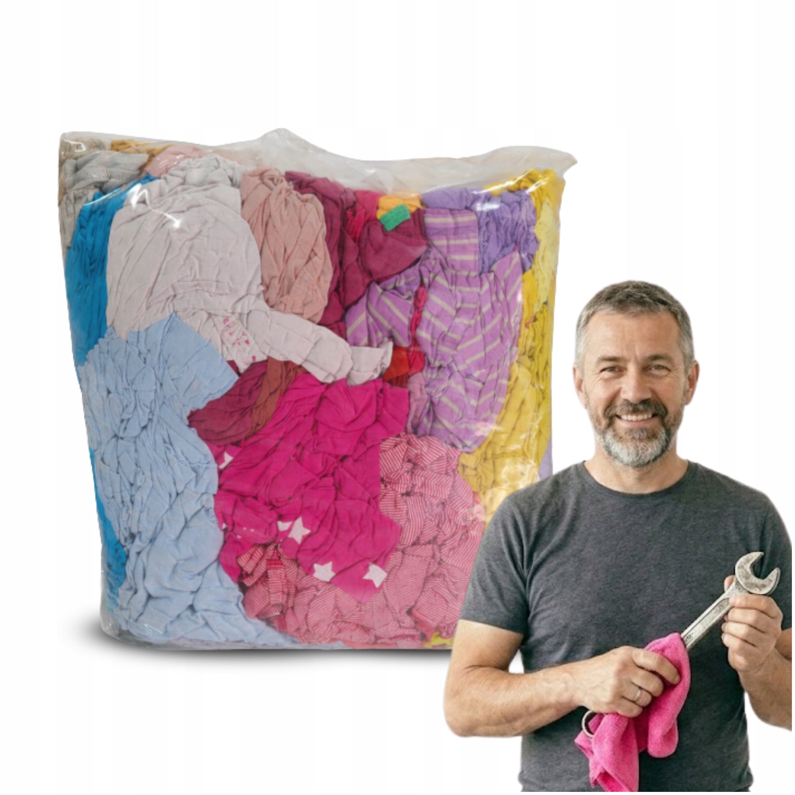 Cotton Cloths Clear Pastel Thin 100% For Paint Shop 7kg