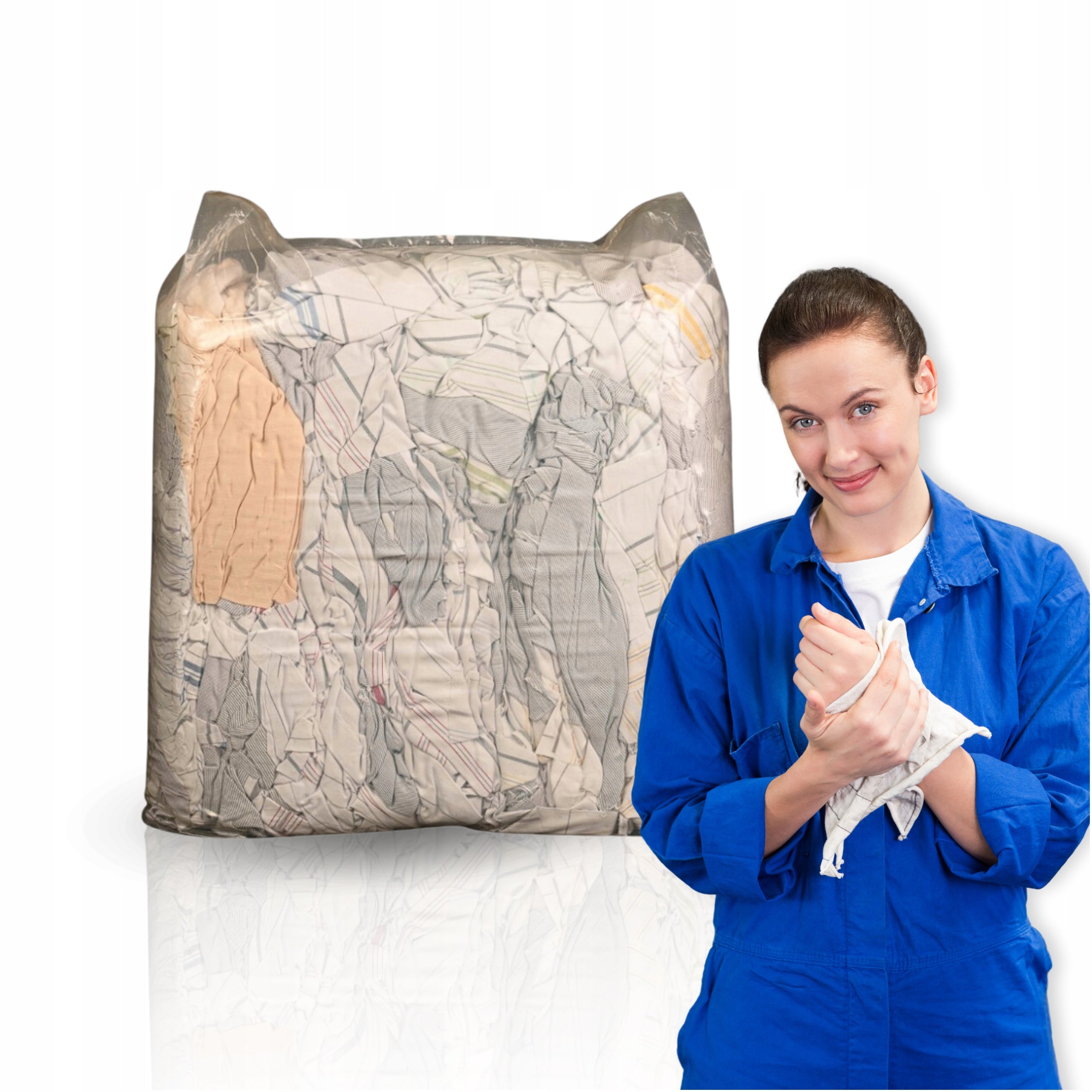 Cotton Industrial Bedding 100 % Color Cut Dust-Free 7 KG