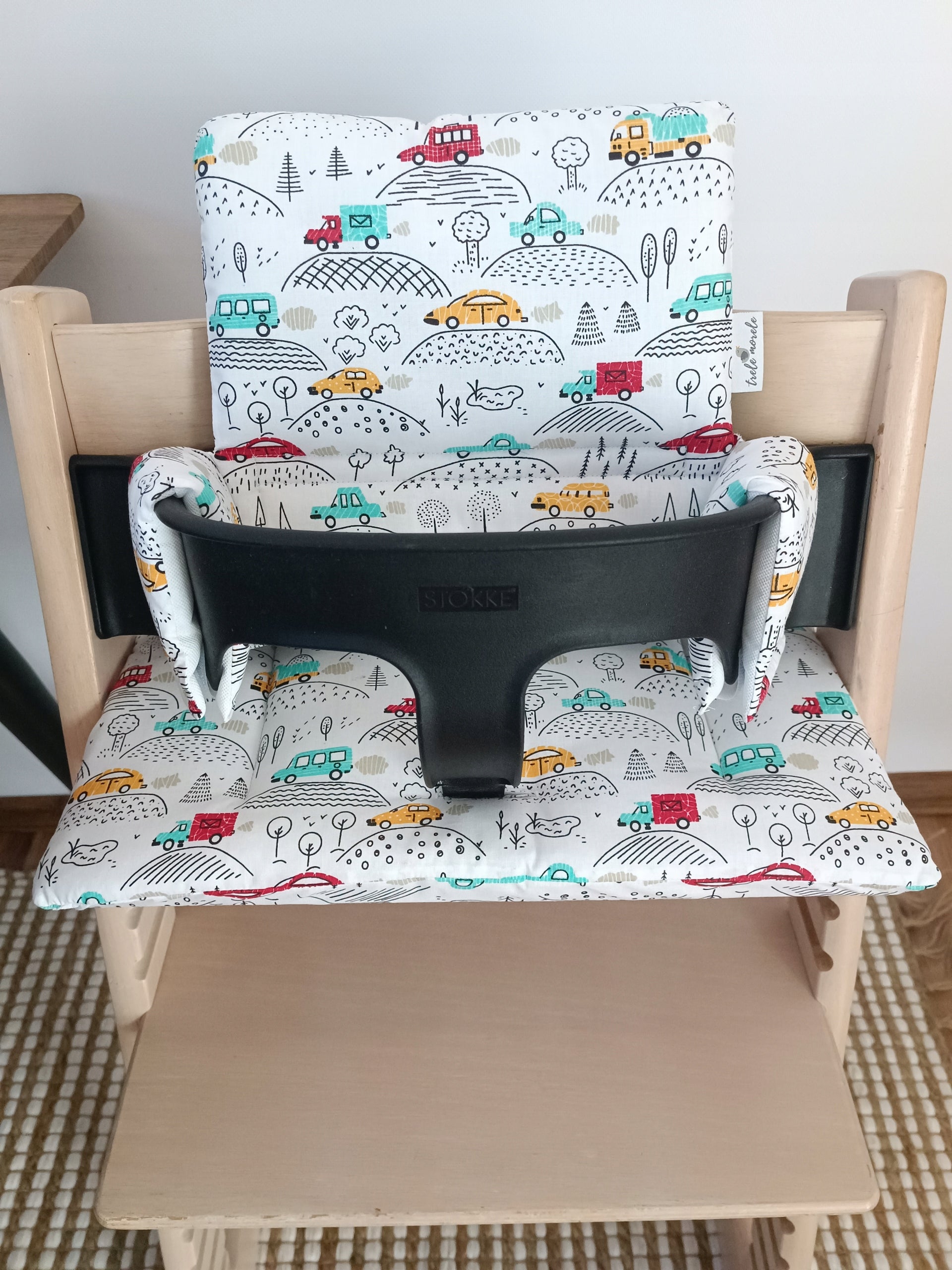 Cotton Pillows for Stokke Tripp Trapp 2in1 Car White