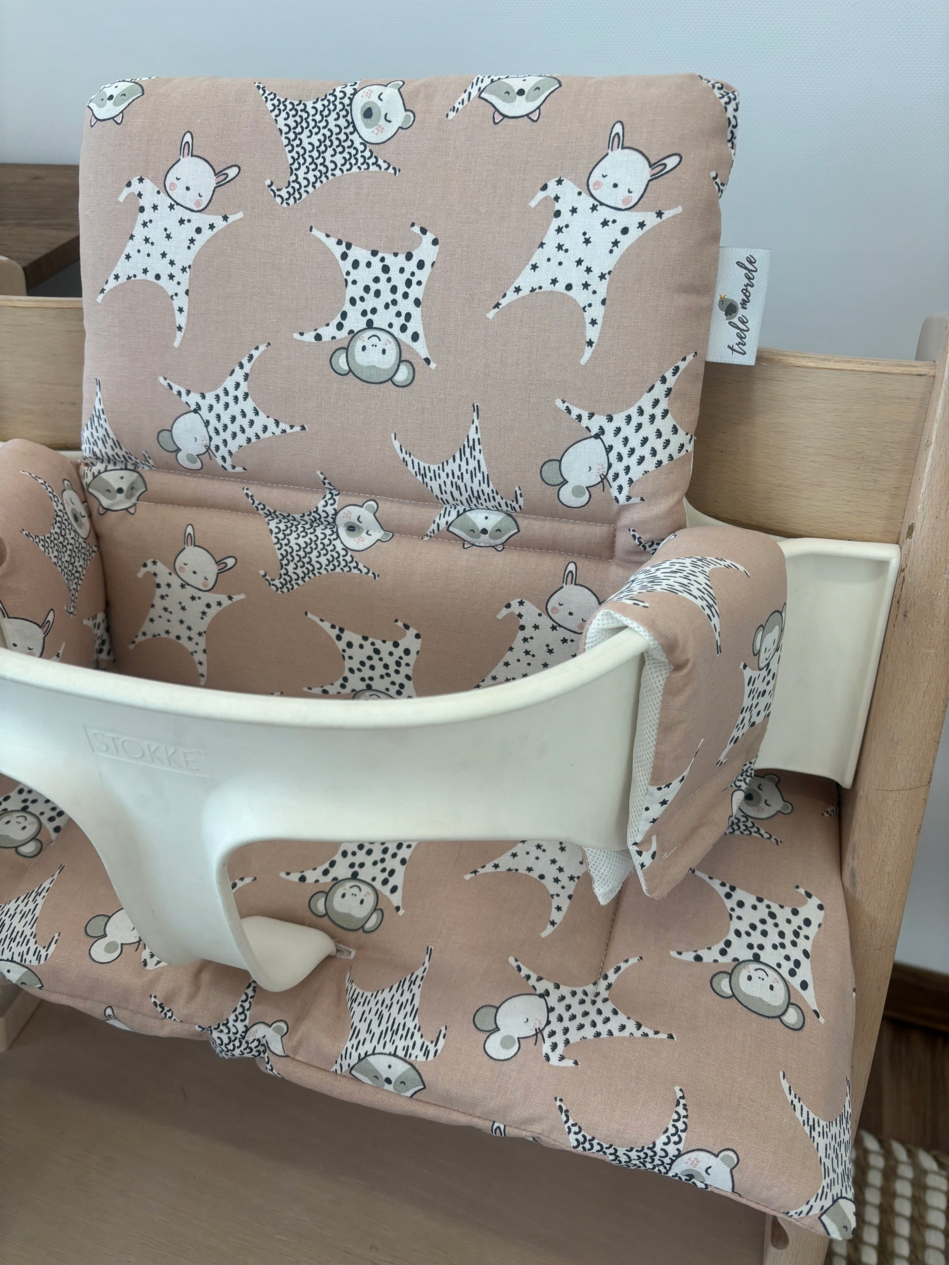 Cotton Pillows for Stokke Tripp Trapp 2in1 Rompers Beige