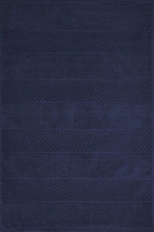 Cotton Rug 60x90 JESSI navy blue Length 90 cm