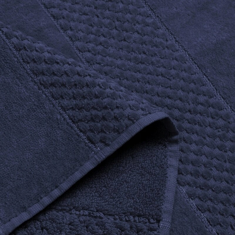 Cotton Rug 60x90 JESSI navy blue