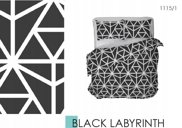Cotton bedding 160cm x 200 Poland geometry patterns Manufacturer code pościel bawełna