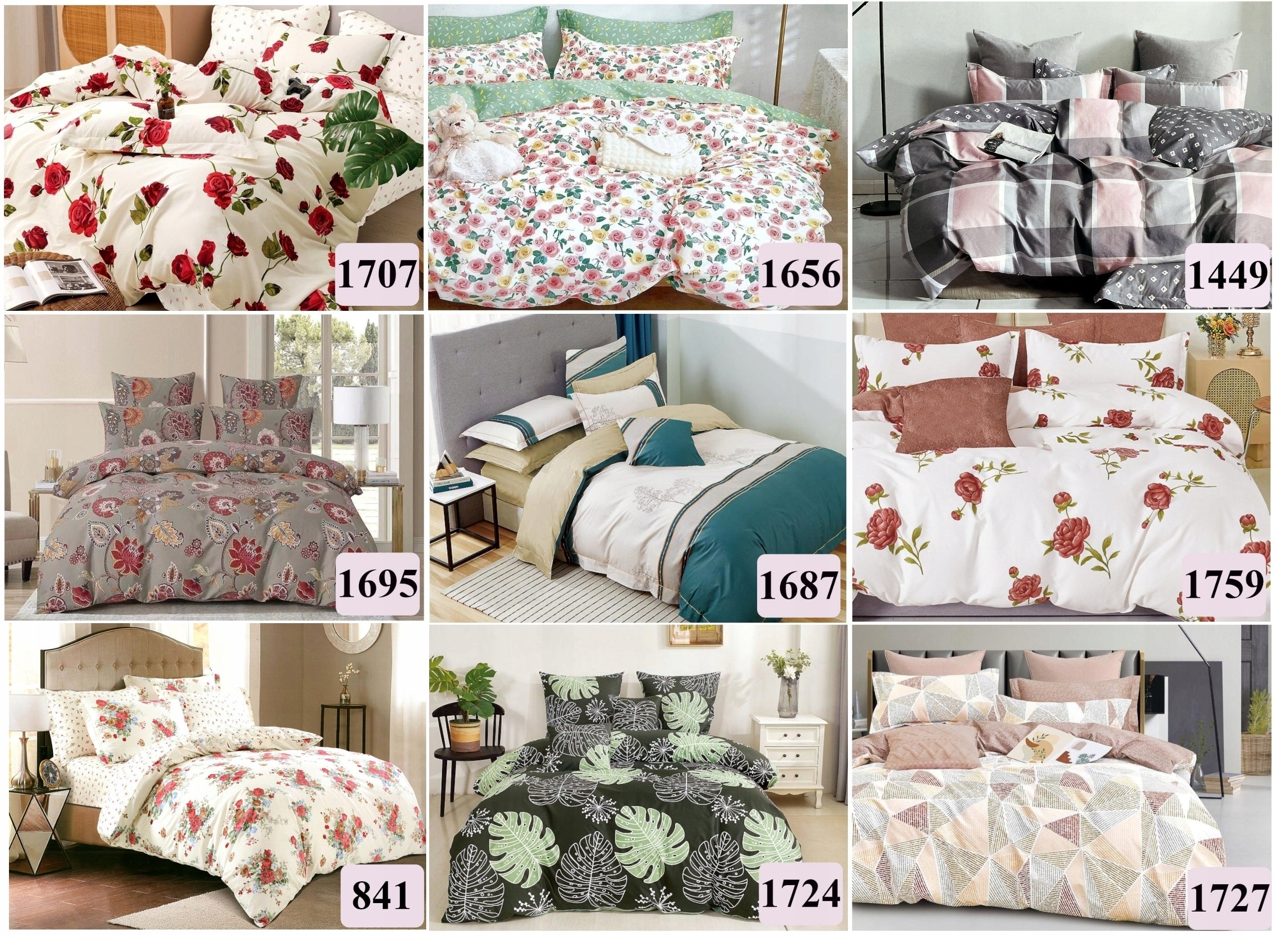 Cotton bedding 200x220, double-sided - 100% NATURAL REAL COTTON Quilt dimensions 200x220cm