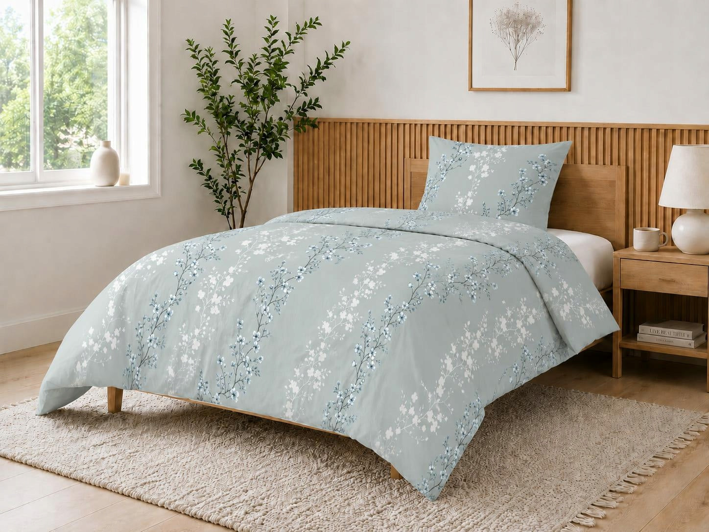Cotton bedding 5936 B mint 0182 140x200 DETEXPOL Packaging status original