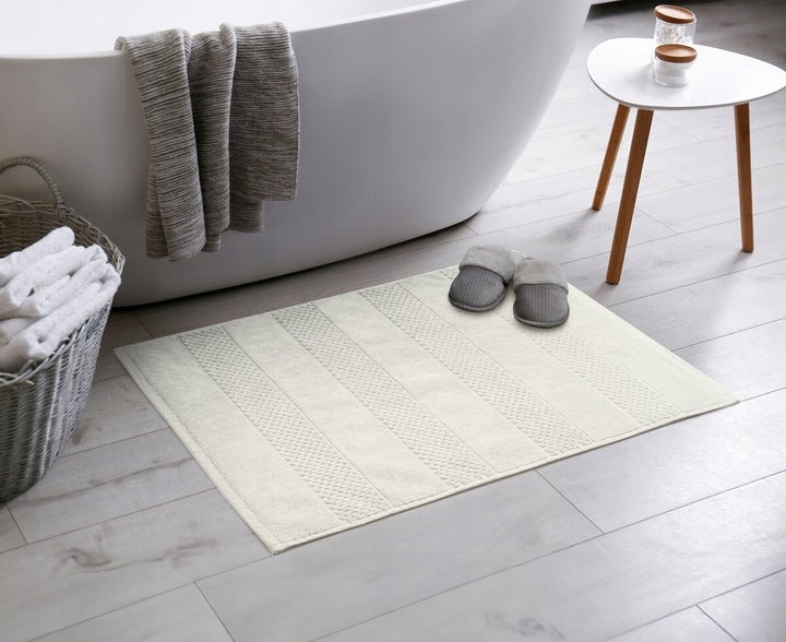 Cotton rug 50x70 cm Jessi cream Brand Eurofirany