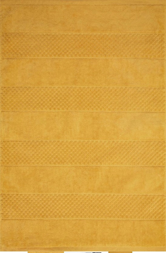Cotton rug 60x90 cm Jessi mustard