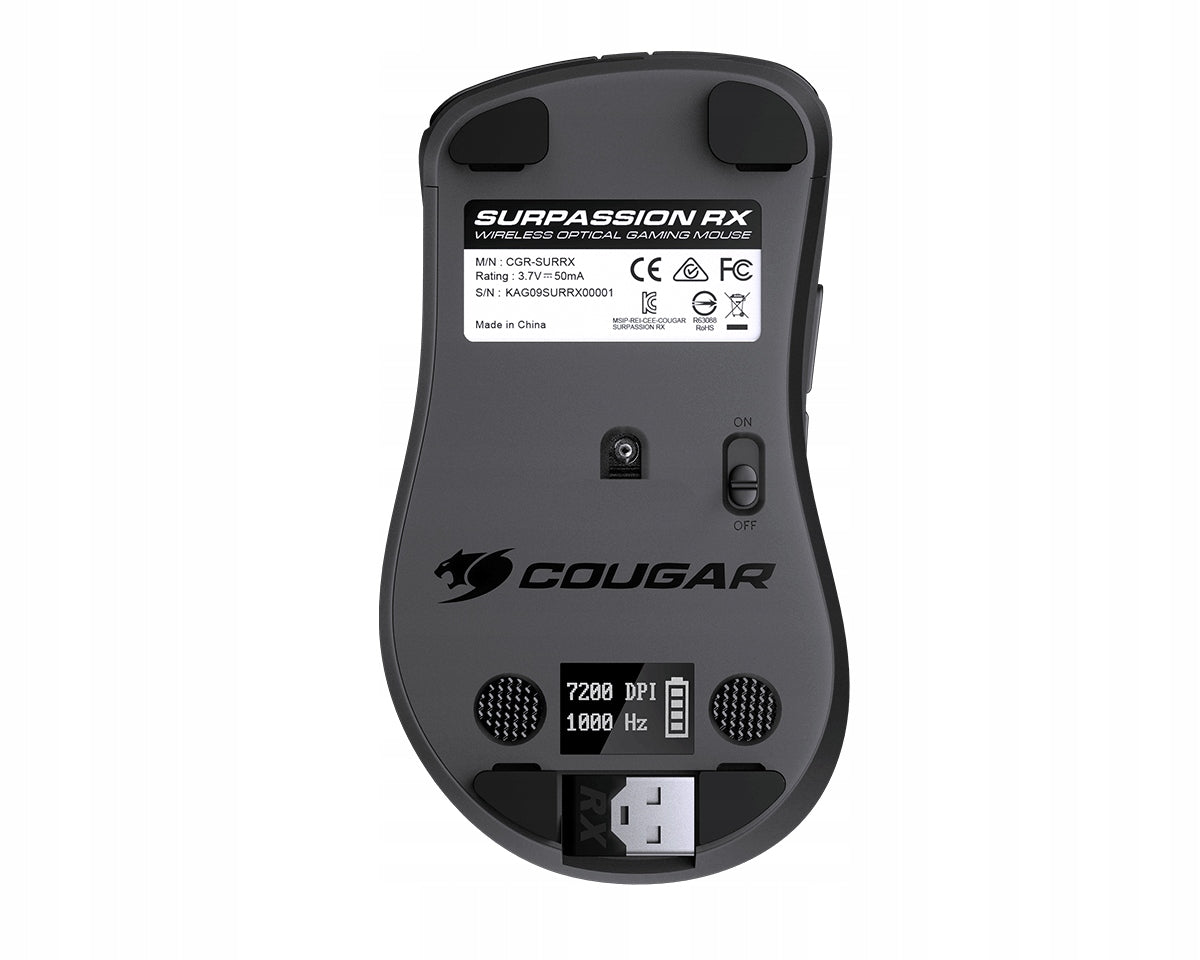 Cougar Surpassion RX Gaming Mouse - Black Model Surpassion RX