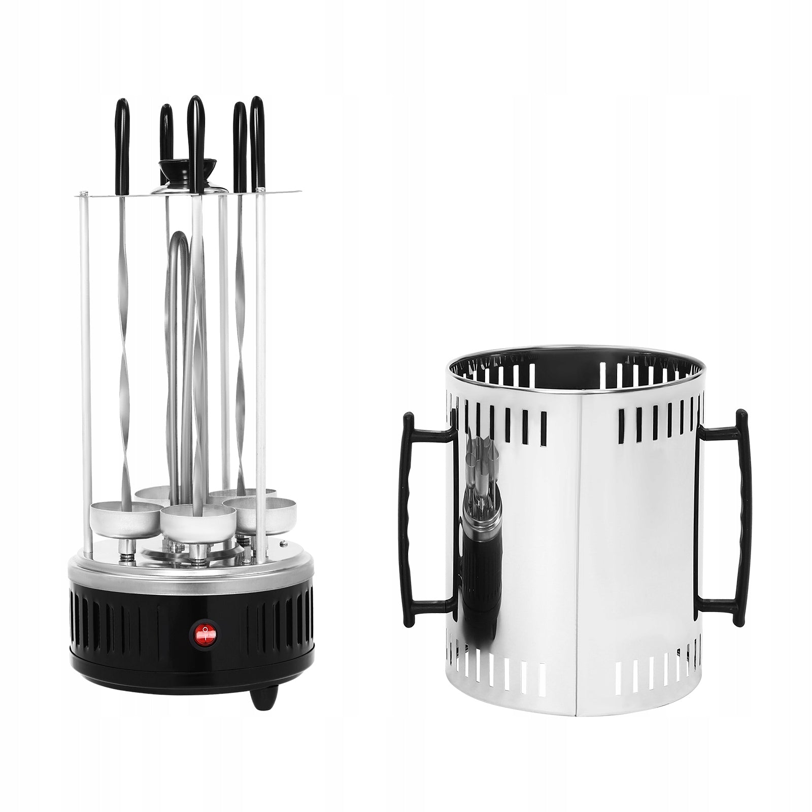 Countertop Rotating Oven, Vertical Rotisserie Grill Includes 5 Skewers Packaging status original