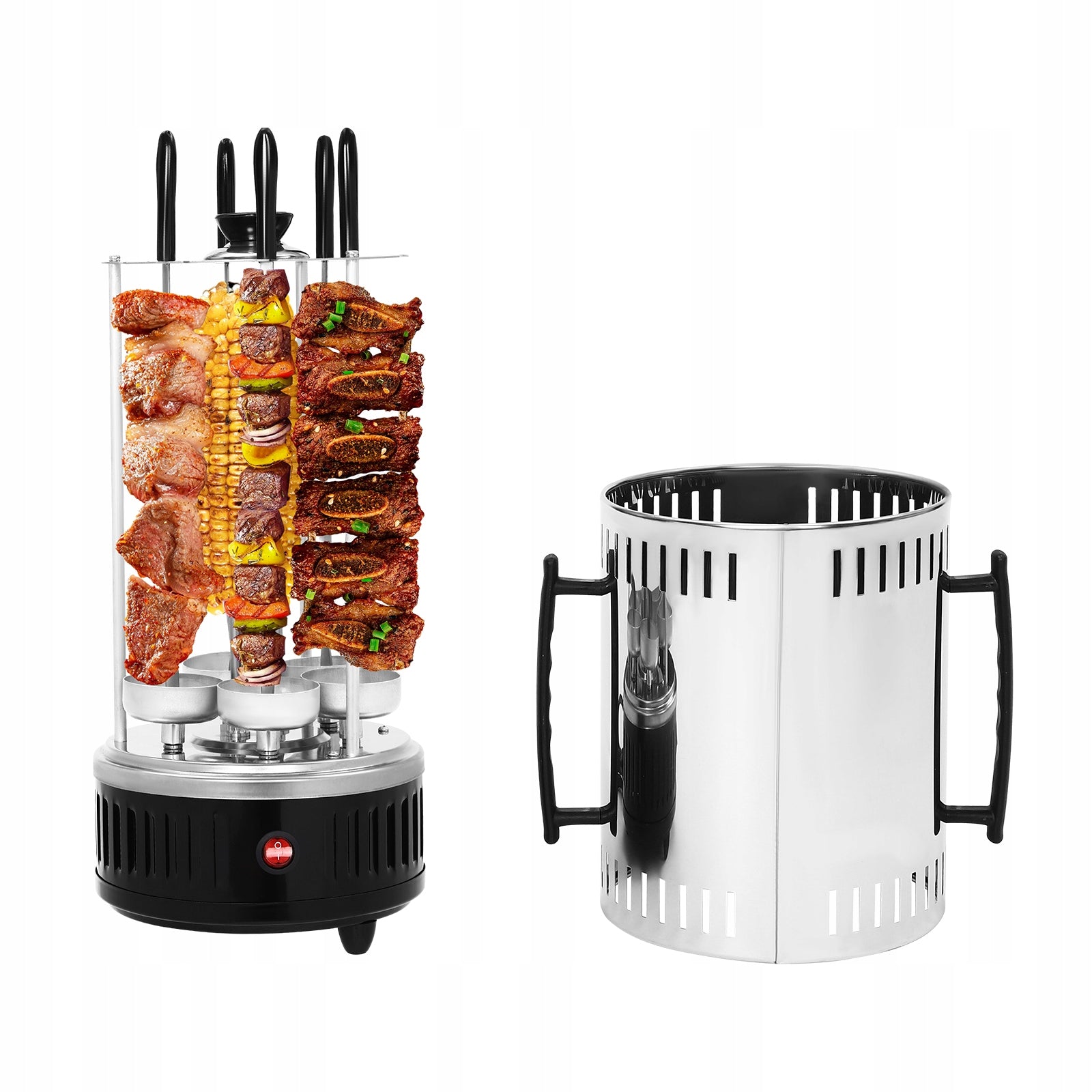 Countertop Rotating Oven, Vertical Rotisserie Grill Includes 5 Skewers