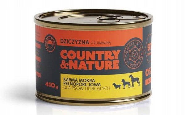 Country & Nature - venison with cranberries - 410g