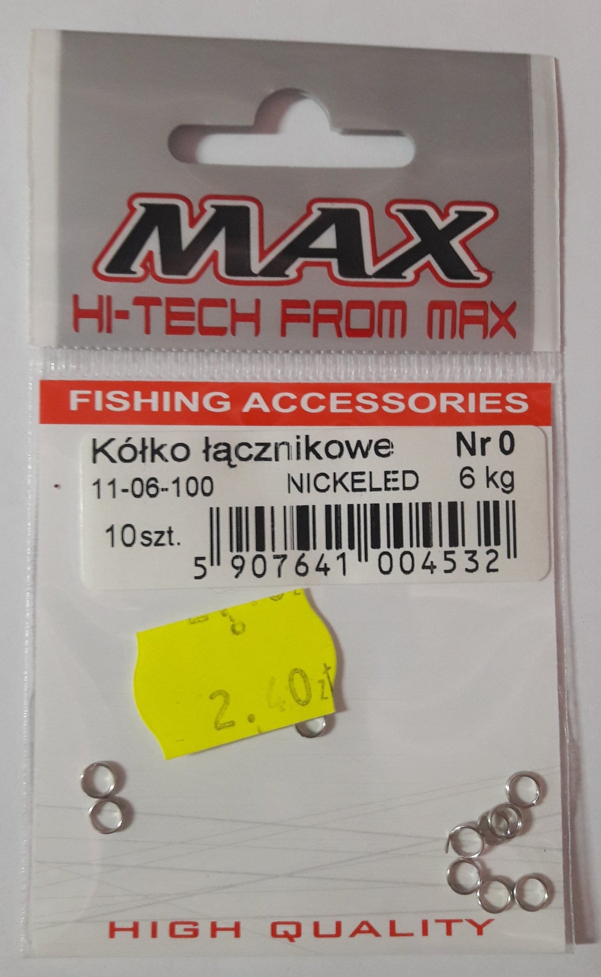 Coupling wheels – MAX Fishing Team – No. 0, nickel