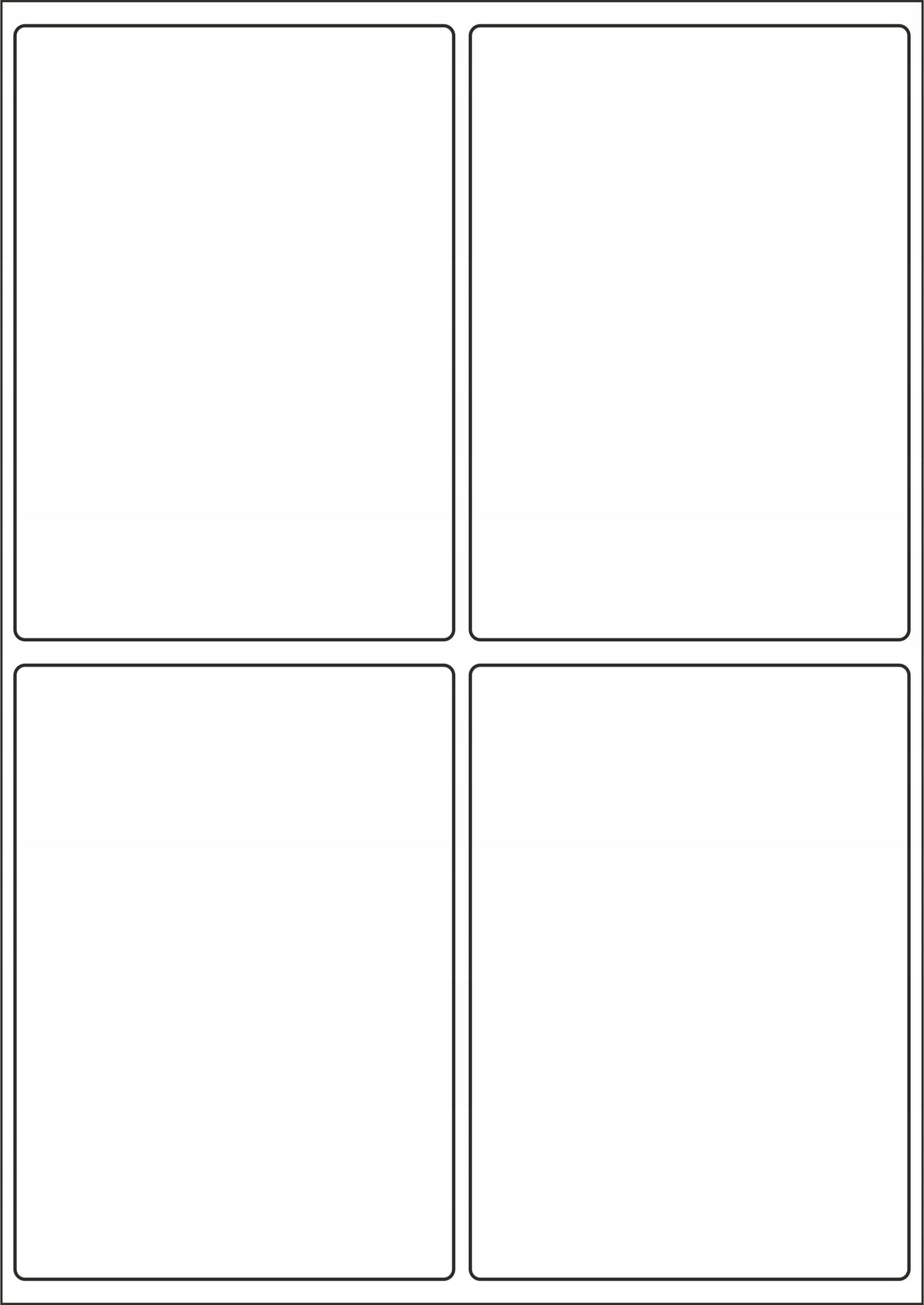 Courier Stickers 100x140 Sheet A4 Labels Self Adhesive Stickers 10pcs