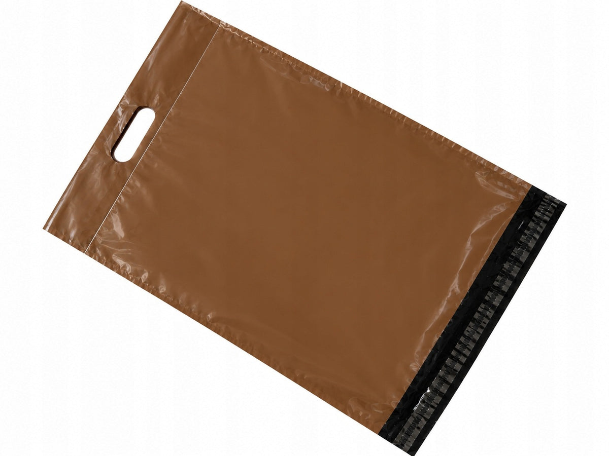 Courier envelopes with handle (450x480+50) brown 100 pieces