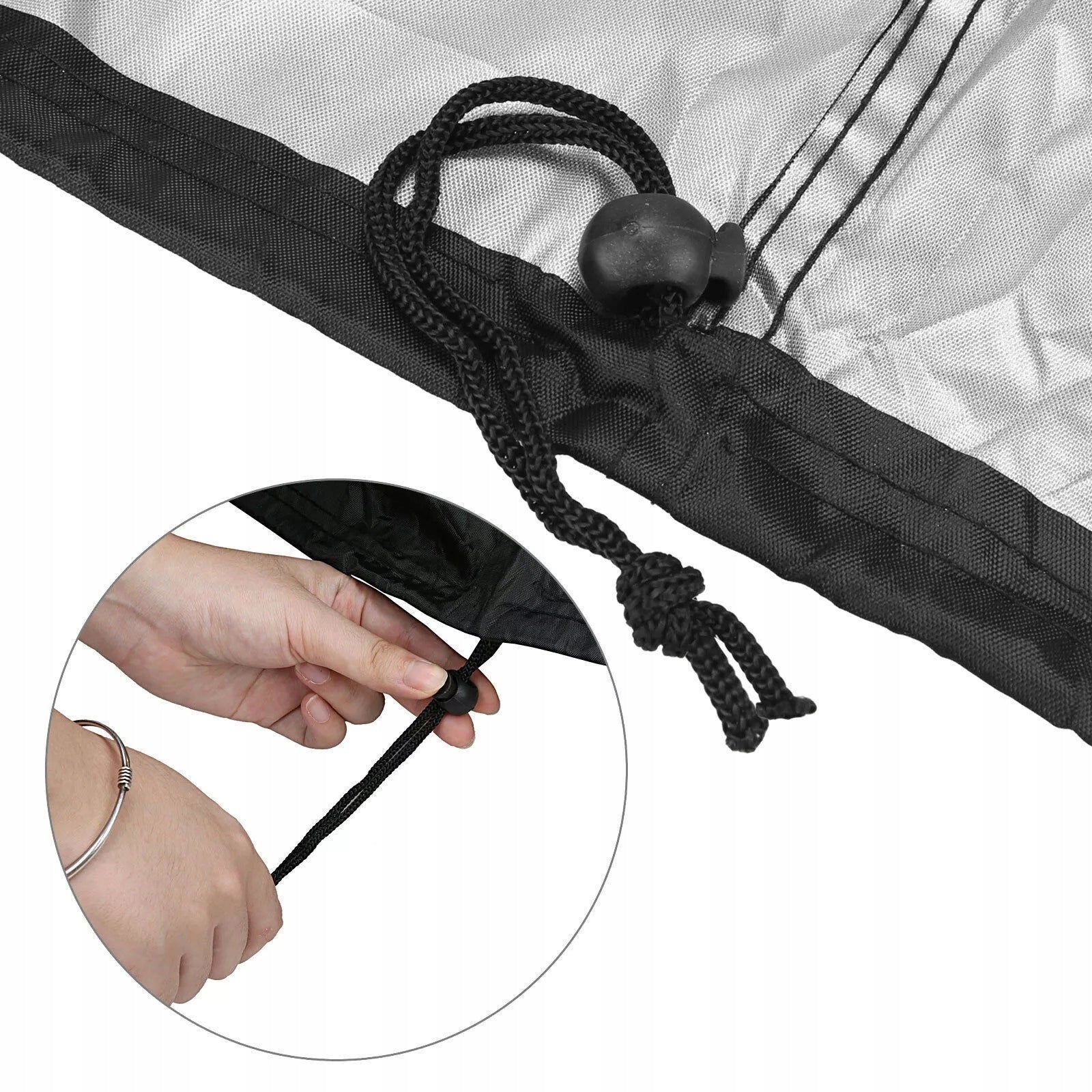 Cover Grill Cover Protective Sheet Waterproof Grila Tarpaulin Product width 61 cm