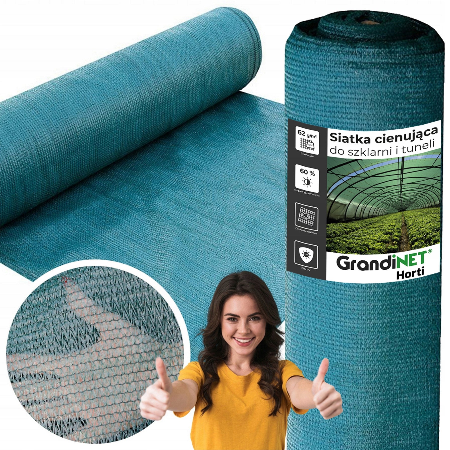 Cover Mesh 3x5m 60% Knit For Fence Giving Shadow Tunnel Greenhouse