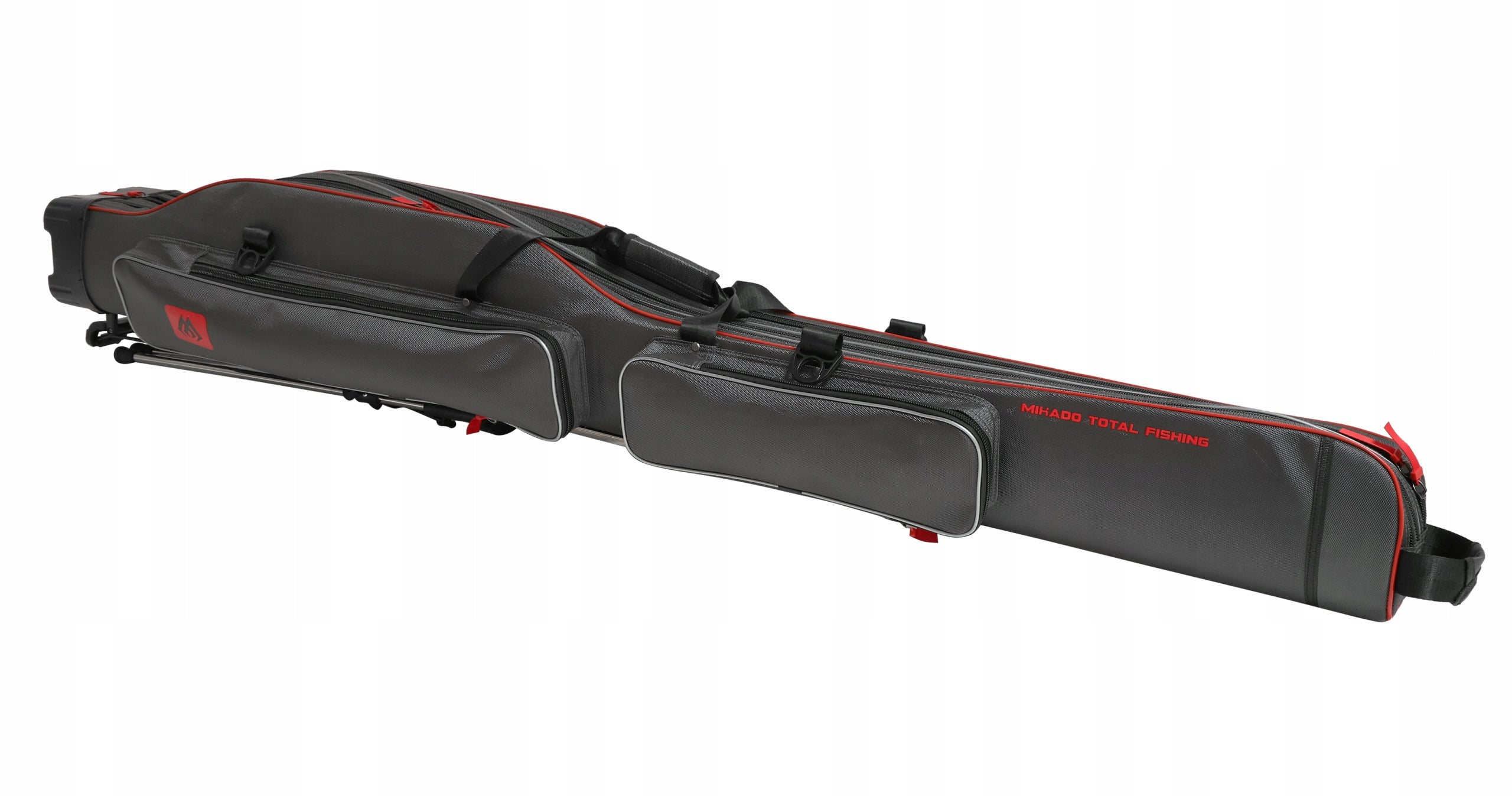 Cover Mikado for rods with reels 3 padded chambers 160 cm 1,60m Manufacturer code UWD-06-160-3-GY