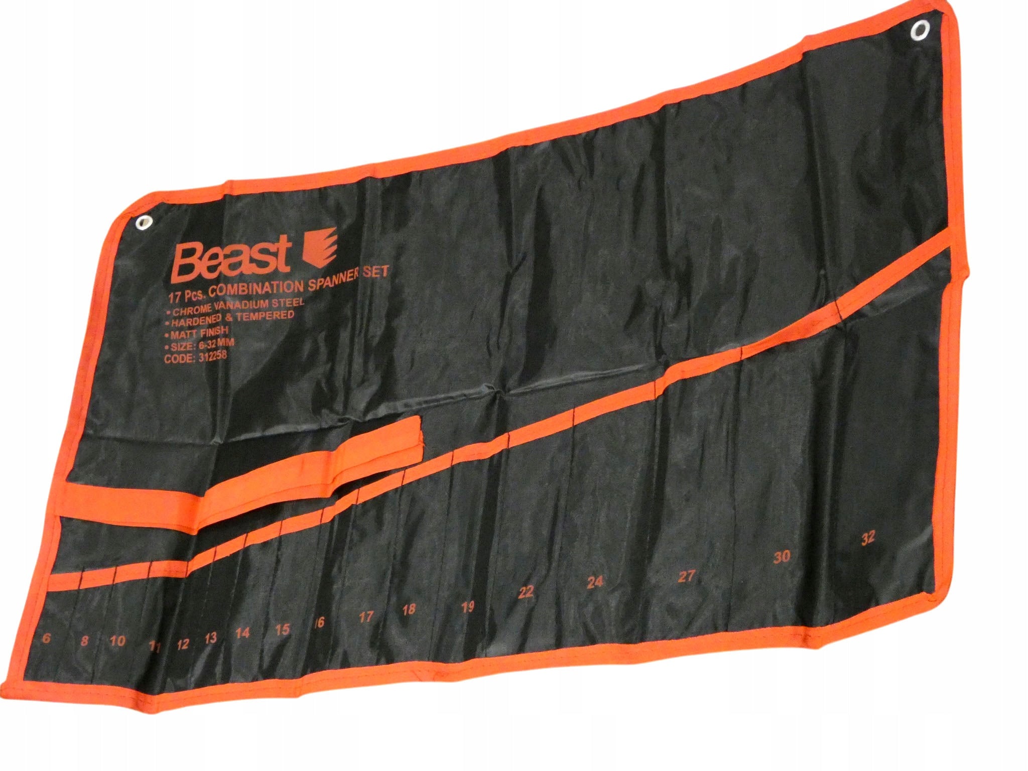 Cover Organizer for flat-eye keys BEAST 17 pockets 6-32mm 73x42 Product weight with unit packaging 0.15 kg