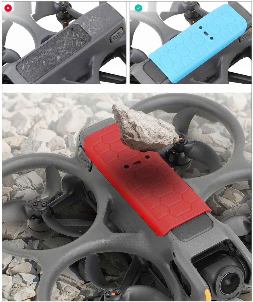 Cover Protection Battery Body for DJI AVATA 2 Batteries included no