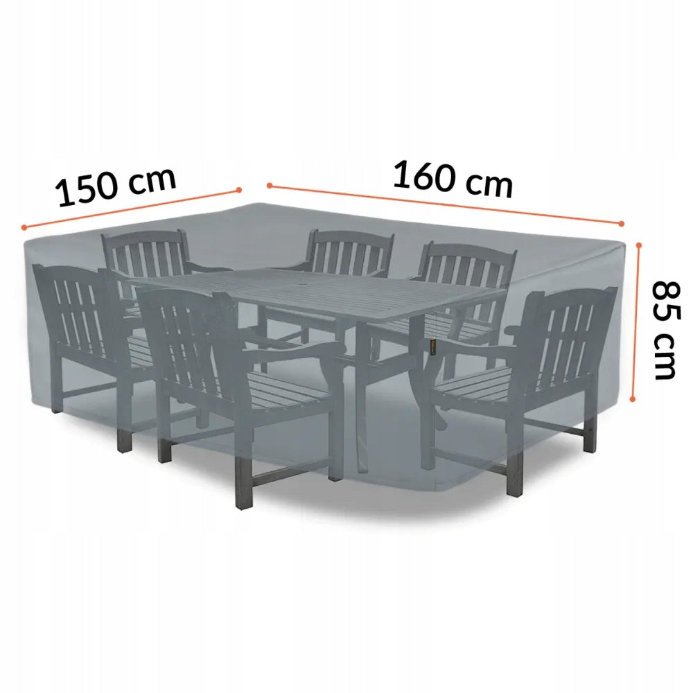 Cover for GARDEN FURNITURE Dining Room Waterproof 160x150x85cm universal Packaging status original